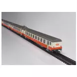 Coffret de voitures voyageurs Swiss Express - Märklin 42190 - CFF/SBB/FFS - HO 1/87 - Ep. IV 