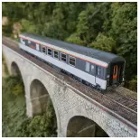Vru "Gril Express" coach with Corail livery - LSMODELS 40148 - SNCF - HO 1/87 - EP IV-V