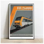 Cartel BB 26000 - SNCF - 800Tons - 1987 - A2 42,0 x 59,4 cm