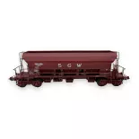 Wagon trémie F70 Eads REE MODELES WB666 - HO : 1/87 - SNCF - EP IV