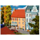 Set de 2 maisons en relief pour petite ville Faller 130711 - HO : 1/87 - EP III