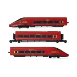 Coffret TGV Italo rouge - analogique - LIMA 1061 - HO 1/87 - EP VI