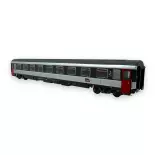 Voiture voyageurs VSE A9u, livrée corail, logo carmillon - LS Models 40382 - HO 1/87 - SNCF - Ep IV - 2R