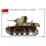 Char léger M3 Stuart version japonaise - MINIART 550035454 - 1/35