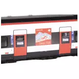 Set 11 éléments Train RABe 501 008 Giruno "Veneri 2020" - Piko 97231 - HO 1/87 - AC