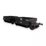 Wagon couplage ballast Montchanin - R37 43105 - HO 1/87 - SNCF - EP IIIb