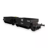 Montchanin ballastkoppelwagen - R37 43105 - HO 1/87 - SNCF - EP IIIb