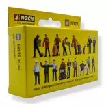 Pack XL 18 Figurines "Dans la ville" NOCH 16125 - HO 1/87th