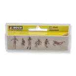 Set of 6 bare models NOCH 15949 - HO 1/87