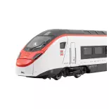 Set 11 éléments Train RABe 501 008 Giruno "Veneri 2020" - Piko 97231 - HO 1/87 - AC