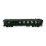 Voiture métallisée Ex-PLM REE Modèles VB463 vert 301 - HO 1/87 - SNCF - EP III.D