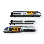 Rame automotrice AGC X 76743/76744 Ls Models 10075S - HO 1/87 - SNCF - EP V / VI