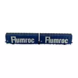 3-achsiger Planwagen der Bauart Lails, Flumroc, der SNCF, Jouef 6238, HO 1/87e