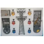 Téléphérique "Kanzelwand" avec 6 cabines Brawa 6280 - HO : 1/87