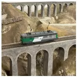 Locomotive électrique BB 516615 livrée FRET TER avec logo casquette - ViTrains 2224 - HO 1/87 - SNCF - Ep V - Analogique - 2R