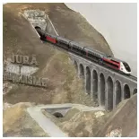 SNCF Lyria Duplex TGV Multiple Unit - Kato 101762 - N 1/160 - SNCF - Ep VI - Analog - 2R
