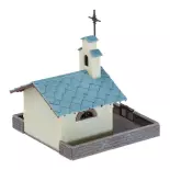 Model of Faller Mountain Chapel 130243 - HO 1/87 - Ep II