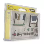 Confezione di accessori per il giardinaggio NOCH 14800 - HO 1/87