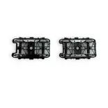 Set de deux bogies PLM type D - Noir - REE Modèles XB112E01
