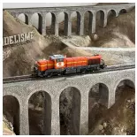 Locomotive Diesel VOSSLOH DE 18 - Jouef HJ2440 - COLAS RAIL - HO : 1/87  - EP VI - 2R - Analogique
