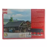 Holzlagerhaus BUSCH 1677 - HO 1/87 - 145x90x70mm