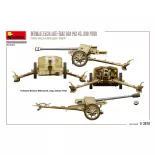 Cannone anticarro tedesco pak 40. medio prod. con equipaggio di artiglieria da campo - MiniArt 550035400 - 1/35