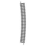 Rail courbe Minitrix R6 rayon 526.2 mm 15° - N : 1/160 - code 80 - 14928