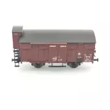 Wagon COUVERT OCEM 19 guérite "PLM" REE MODELES WB686 - SNCF - HO 1/87 - EP II