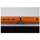 Set de base 5 éléments TGV Sud-Est orange origine N°84 - Kato 10-2083 - N 1/160 - SNCF - Ep IV - Analogique - 2R