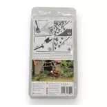 Kit de 40 Touffes d'herbe d'automne Busch 3554 - HO 1/87