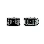 Juego de dos bogies Y 16 B2 - Negro - REE Modelo XB111CD01