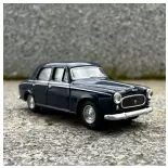Voiture Peugeot 403.7 limousine 1960 bleu amiral - Sai 6232 - HO 1/87