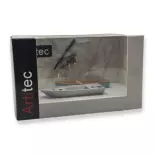 Set di 2 barche grigie e blu - Artitec 387.10 - HO : 1/87