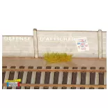 Clôtures en ciment préfabriqué - Régions et Compagnies VIL048 - HO 1/87 