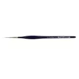 Golden synthetic" bristle brush - Lacquered handle N°3-0 - KOLIBRI 8881/3-0