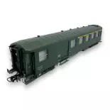 Voiture métallisée Ex-PLM REE Modèles VB460 vert 301 - HO 1/87 - SNCF - EP III.D