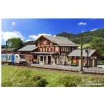 Stazione "Oberried" e piccolo edificio - KIBRI 39370 - HO 1/87 - 610 x 160 x 139 mm