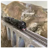 Locomotive à vapeur 141.R.1244 - Trix 25141 - HO 1/87 - SNCF - Ep VI - Digital sound fumigène - 2R
