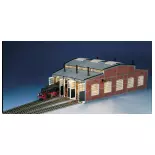 Circular locomotive shed for assembly - FLEISCHMANN 6476 | HO 1/87