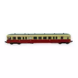 Remorque d'autorail ZS 17115 - R37 H0 41251 - HO 1/87 - SNCF - Ep III - Analogique - 2R