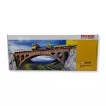 Modello di ponte ferroviario in mattoni Vollmer 42549 - HO 1/87