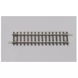 Rail droit G115 - 115 mm PIKO 55203 - HO 1/87 - Code 100