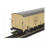 2 Vagones Cubiertos "Kronenbourg" y "Mutzig" - PIKO 97307 - HO 1/87 - SNCF - EP III - DC