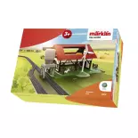 Ferme avec animaux, étables, silos, foin - Märklin my world 72212 - HO 1/87