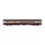 Vru Red & Grey "GE" orange carriage - LS MODELS 40154 - SNCF - HO 1/87 - EP IV