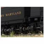 Locomotive à vapeur type Shay, N°5, Western Maryland, USA - Märklin 38700 - HO 1/87 - Ep II - Digital sound fumigène - 3R