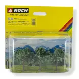 Pack de 3 arbres Noch 25510 - N 1/160 - Z 1/220 - Hauteur 45 mm