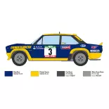 Véhicule Fiat 131 Abarth Rally OlioFiat - ITALERI 3667 - 1/24