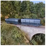 Set de 2 wagons "Chatillon -Commentry" et "La Desvroise"LS Models 31104 - HO : 1/87 - SNCF - EP III