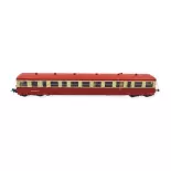 Trailer XR-7360 Red/Cream "SOTTEVILLE" REE MODELES VB446 - SNCF - HO 1/87